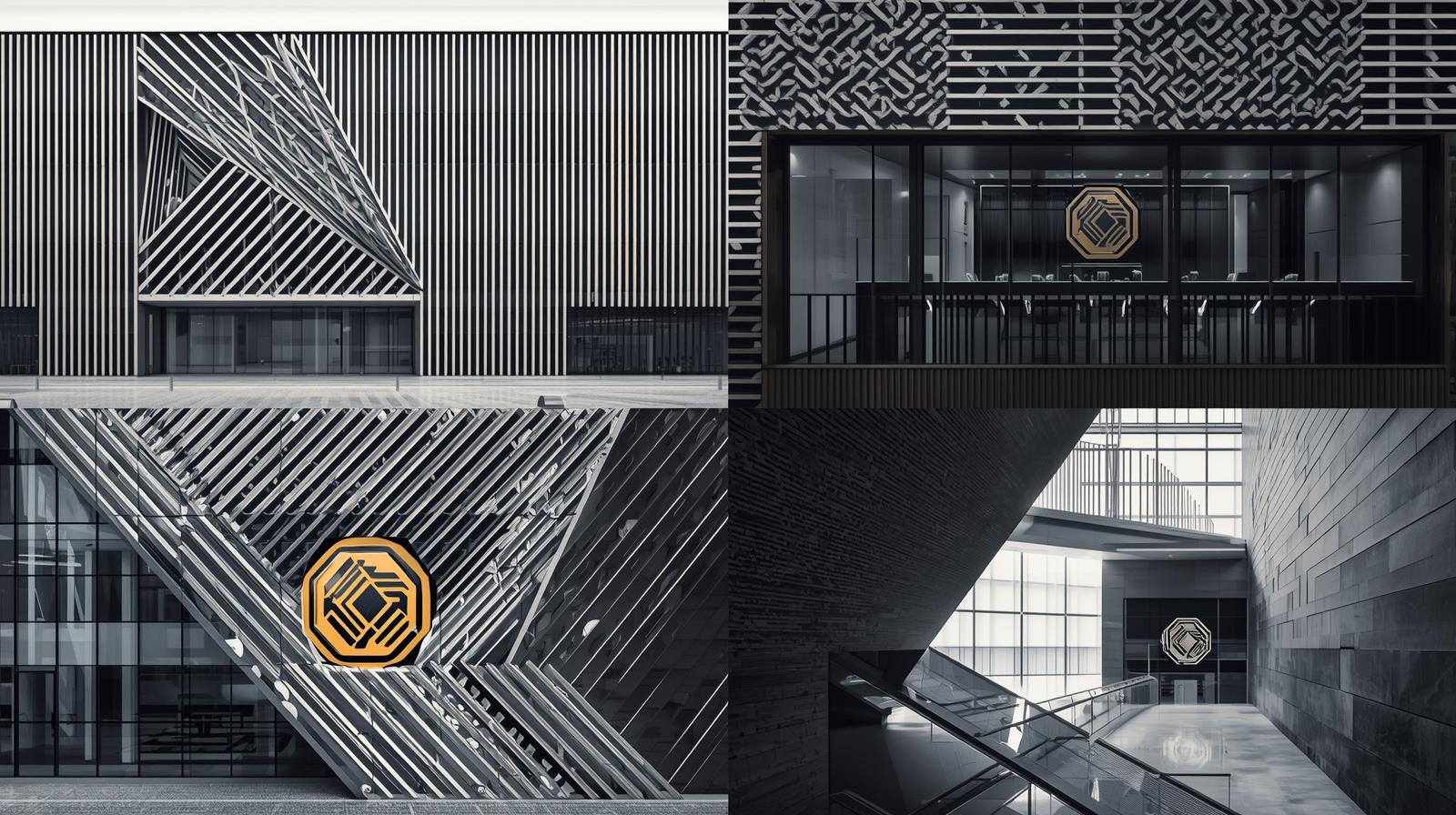 Geometric Logos in Architecture & Interior Design